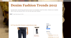 Desktop Screenshot of denimfashiontrends.blogspot.com