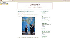 Desktop Screenshot of omyhana.blogspot.com