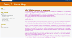 Desktop Screenshot of musicmag08group31.blogspot.com