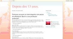 Desktop Screenshot of depoisdos13anos.blogspot.com