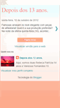 Mobile Screenshot of depoisdos13anos.blogspot.com