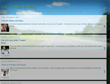 Tablet Screenshot of journeytokelcy.blogspot.com