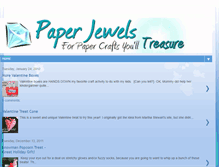 Tablet Screenshot of paperjewels.blogspot.com