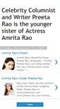 Mobile Screenshot of amritaraossisterpreetarao.blogspot.com