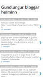 Mobile Screenshot of gundurinn.blogspot.com