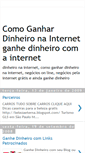 Mobile Screenshot of comoganhardinheironainternetmuito.blogspot.com