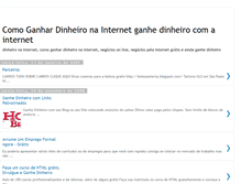 Tablet Screenshot of comoganhardinheironainternetmuito.blogspot.com