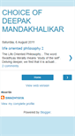 Mobile Screenshot of mandakhalikardeepak.blogspot.com
