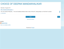 Tablet Screenshot of mandakhalikardeepak.blogspot.com