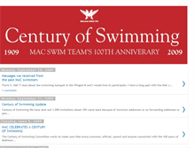Tablet Screenshot of centuryofmacswimming.blogspot.com