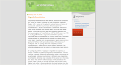 Desktop Screenshot of cancerinfo4-mesothelioma.blogspot.com