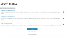 Tablet Screenshot of cancerinfo4-mesothelioma.blogspot.com