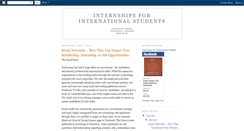 Desktop Screenshot of internshipsforinternationalstudents.blogspot.com