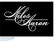 Tablet Screenshot of milesaaron.blogspot.com