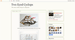 Desktop Screenshot of 2eyedcyclops.blogspot.com