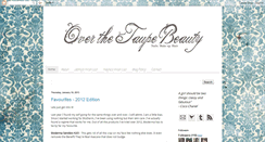 Desktop Screenshot of overthetaupebeauty.blogspot.com