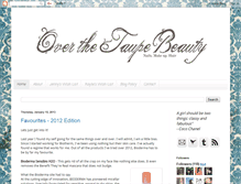 Tablet Screenshot of overthetaupebeauty.blogspot.com