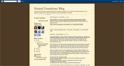 Desktop Screenshot of naturaltransitonsblog.blogspot.com