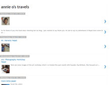 Tablet Screenshot of annieotravels.blogspot.com