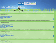 Tablet Screenshot of natural-healthy-happy.blogspot.com