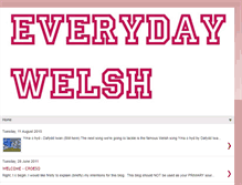 Tablet Screenshot of everydaywelsh.blogspot.com