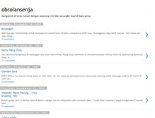 Tablet Screenshot of obrolansenja.blogspot.com