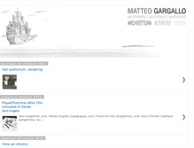 Tablet Screenshot of matteogargalloarchitetto.blogspot.com