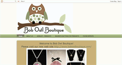 Desktop Screenshot of bobowlboutique.blogspot.com