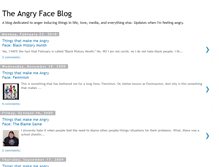 Tablet Screenshot of angryfaceblog.blogspot.com