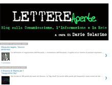 Tablet Screenshot of lettere-aperte.blogspot.com