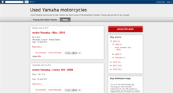 Desktop Screenshot of motoryamahajual.blogspot.com