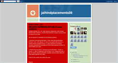 Desktop Screenshot of jaihindplacements08.blogspot.com