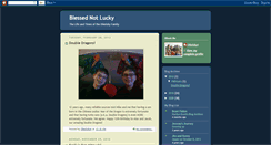 Desktop Screenshot of blessednotlucky2009.blogspot.com