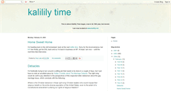 Desktop Screenshot of kalilily.blogspot.com