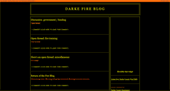 Desktop Screenshot of darkefireblog.blogspot.com