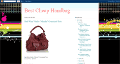 Desktop Screenshot of bestcheaphandbag.blogspot.com