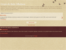 Tablet Screenshot of grupodebailealbahaca.blogspot.com