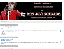 Tablet Screenshot of bonjovinoticias.blogspot.com
