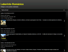 Tablet Screenshot of laberintoromanico.blogspot.com