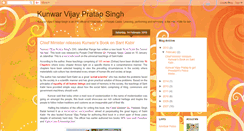 Desktop Screenshot of kunwarvijaypratap.blogspot.com