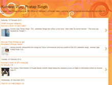 Tablet Screenshot of kunwarvijaypratap.blogspot.com