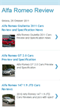 Mobile Screenshot of alfa-romeo-review.blogspot.com