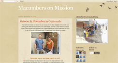 Desktop Screenshot of macumbersonmission.blogspot.com