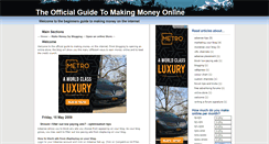 Desktop Screenshot of official-make-money-online-guide.blogspot.com