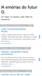 Mobile Screenshot of memoriasdofuturo.blogspot.com