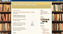 Desktop Screenshot of poetrychaingang.blogspot.com