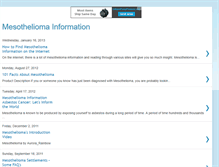 Tablet Screenshot of mesothelioma-freearticles.blogspot.com