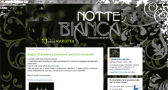 Desktop Screenshot of nottebiancamarotta.blogspot.com