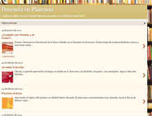 Tablet Screenshot of docenciaenplasencia.blogspot.com