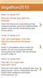 Mobile Screenshot of dogathon2010.blogspot.com